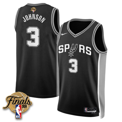 San Antonio Spurs 2026 NBA Western Conference Champions Vapor Jersey V2- Stitched