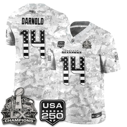 Seattle Seahawks 2026 Salute to Service Edition Vapor Jersey - Stitched-NQD