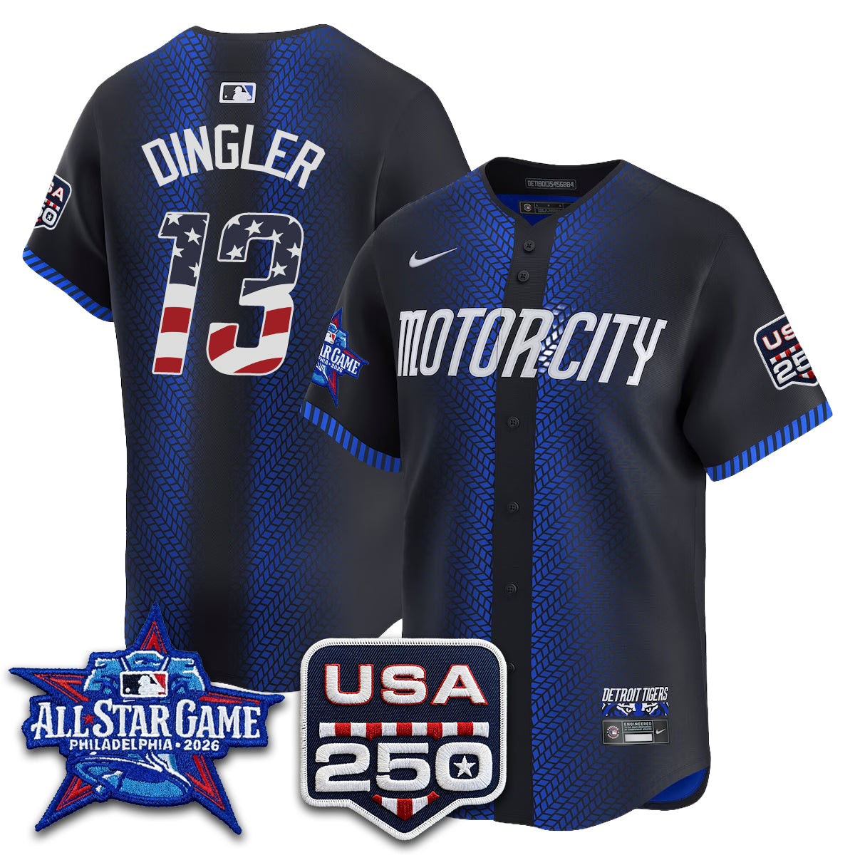 Detroit Tigers 2026 All Star Edition Vapor Jersey - Stitched