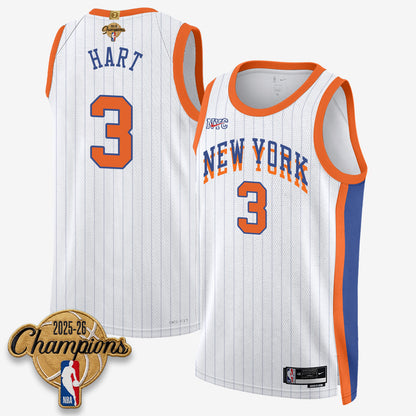 New York Knicks 2026 Basketball Champions Vapor Jersey V2- Stitched