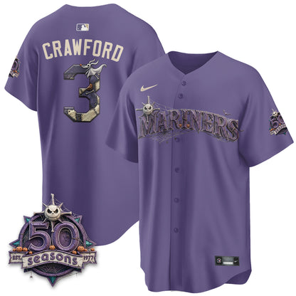 Seattle Mariners Nightmare Edition Vapor Limited Jersey - Printed