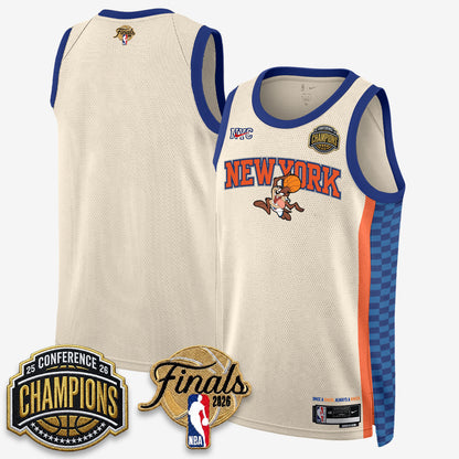 New York Knicks 2026 NBA Eastern Conference Champions x Bunny Vapor Jersey V2- Stitched