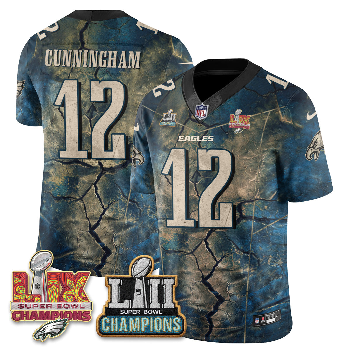 Philadelphia Eagles Fangear Edition Vapor Jersey - Stitched