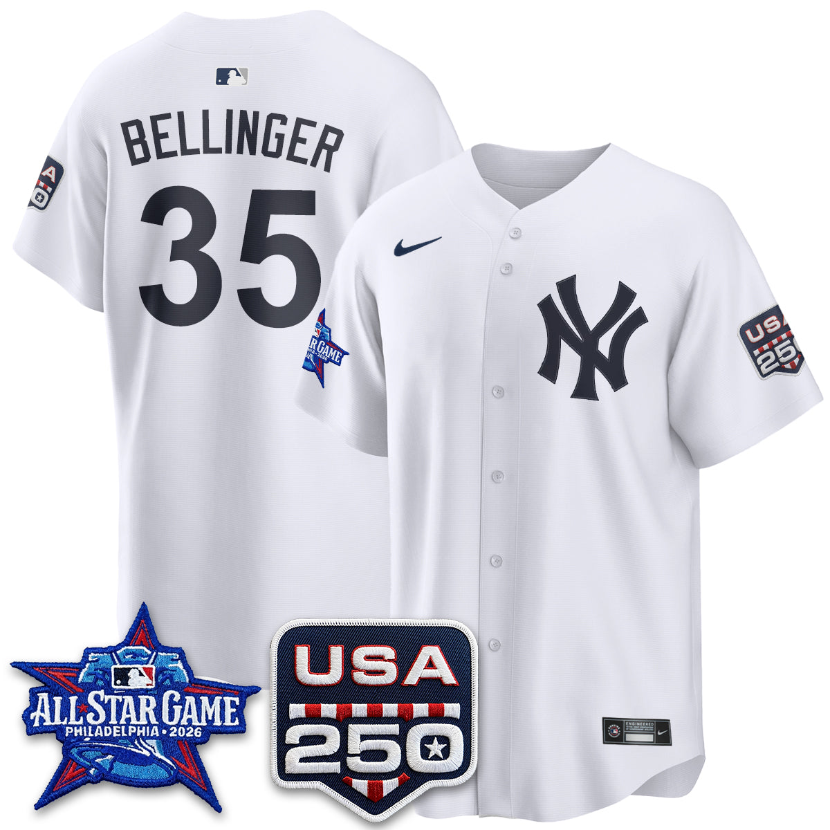 New York Yankees 2026 All Star MVP Edition Vapor Jersey - Stitched