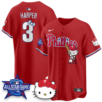 PHI x Meow Kitty Vapor Limited Blue Jersey- Stitched