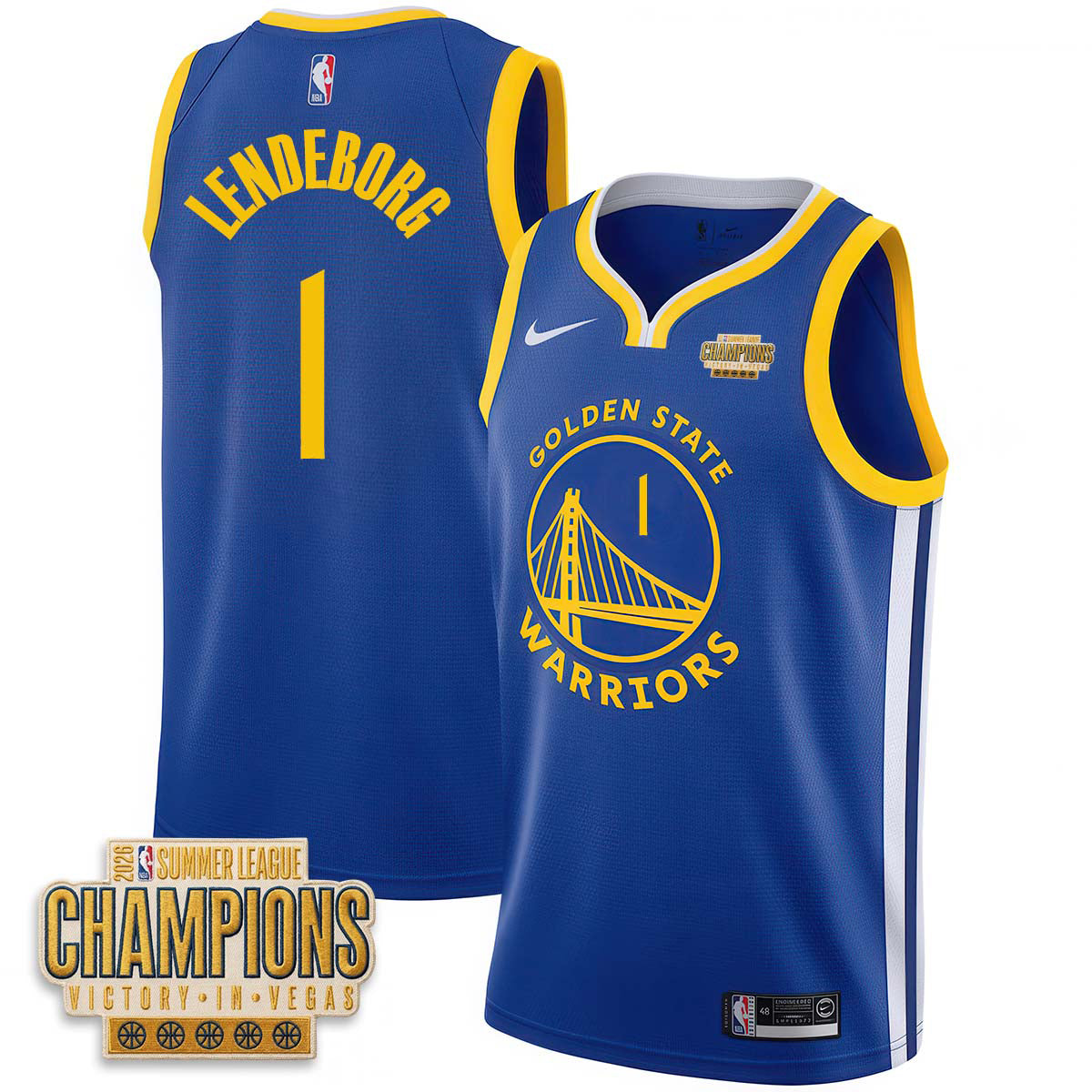 Golden State Warriors 2026 Summer League Vapor Jersey - Stitched
