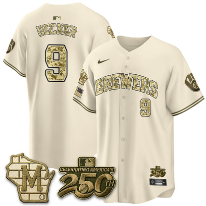 Milwaukee Brewers Armed Forces Day 2026 Vapor Limited Jersey - All Stitched