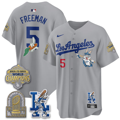Los Angeles Dodgers Bunny Vapor Limited Jersey - All Stitched