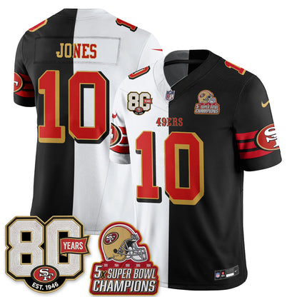 SF Throwback Split Style Vapor Jersey - Stitched