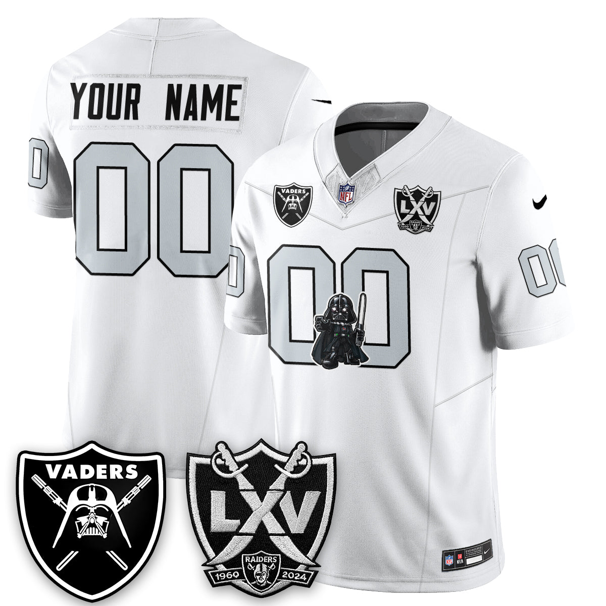 Las Vegas Raiders x Dark Lord Edition Vapor Custom Jersey - Stitched
