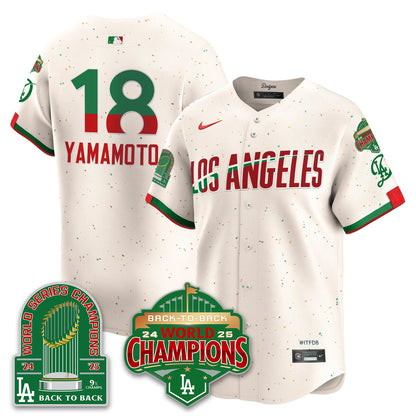 LAD Mexico Vapor Limited Jersey - 9x & B2B Champs - Stitched
