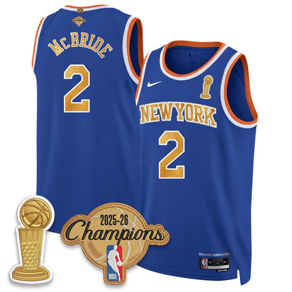 New York Knicks Champions Night Vapor Jersey - Stitched-NQD
