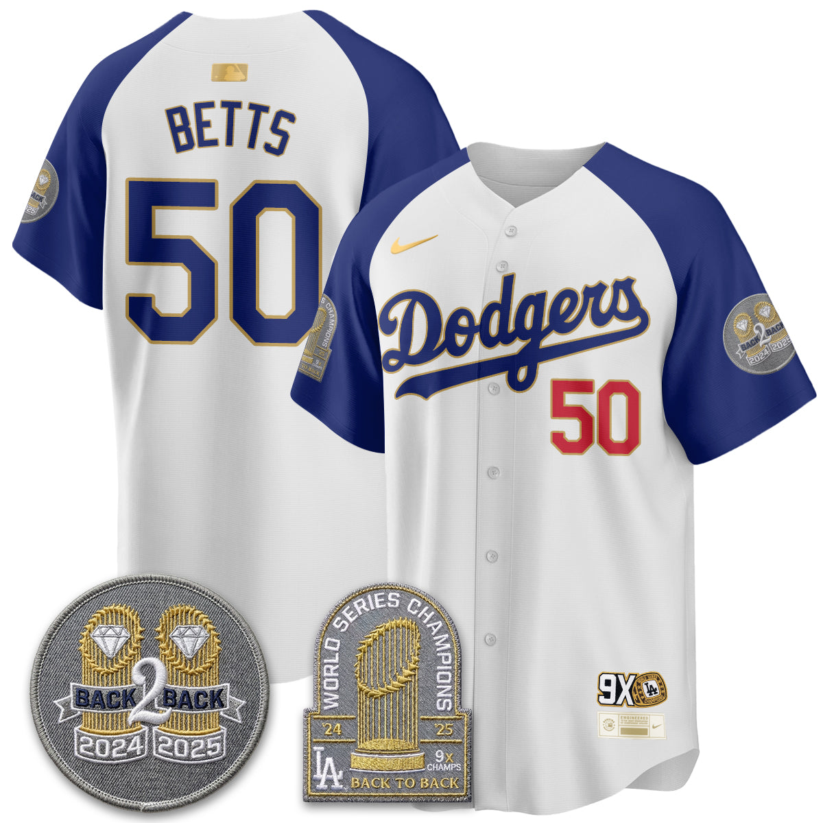LAD Vapor Limited Jersey - Back to Back Champion - Stitched