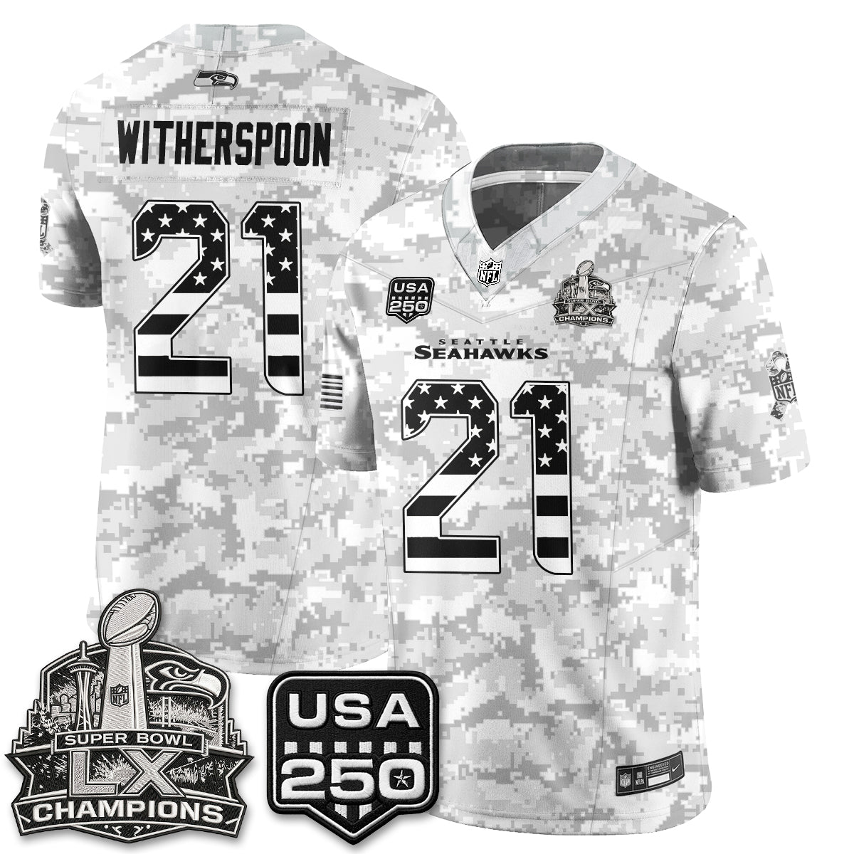 Seattle Seahawks 2026 Salute to Service Edition Vapor Jersey - Stitched-NQD