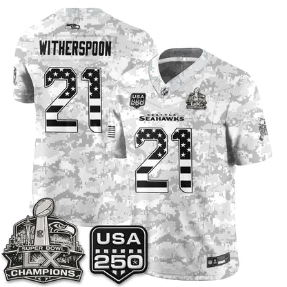 Seattle Seahawks 2026 Salute to Service Edition Vapor Jersey - Stitched-NQD