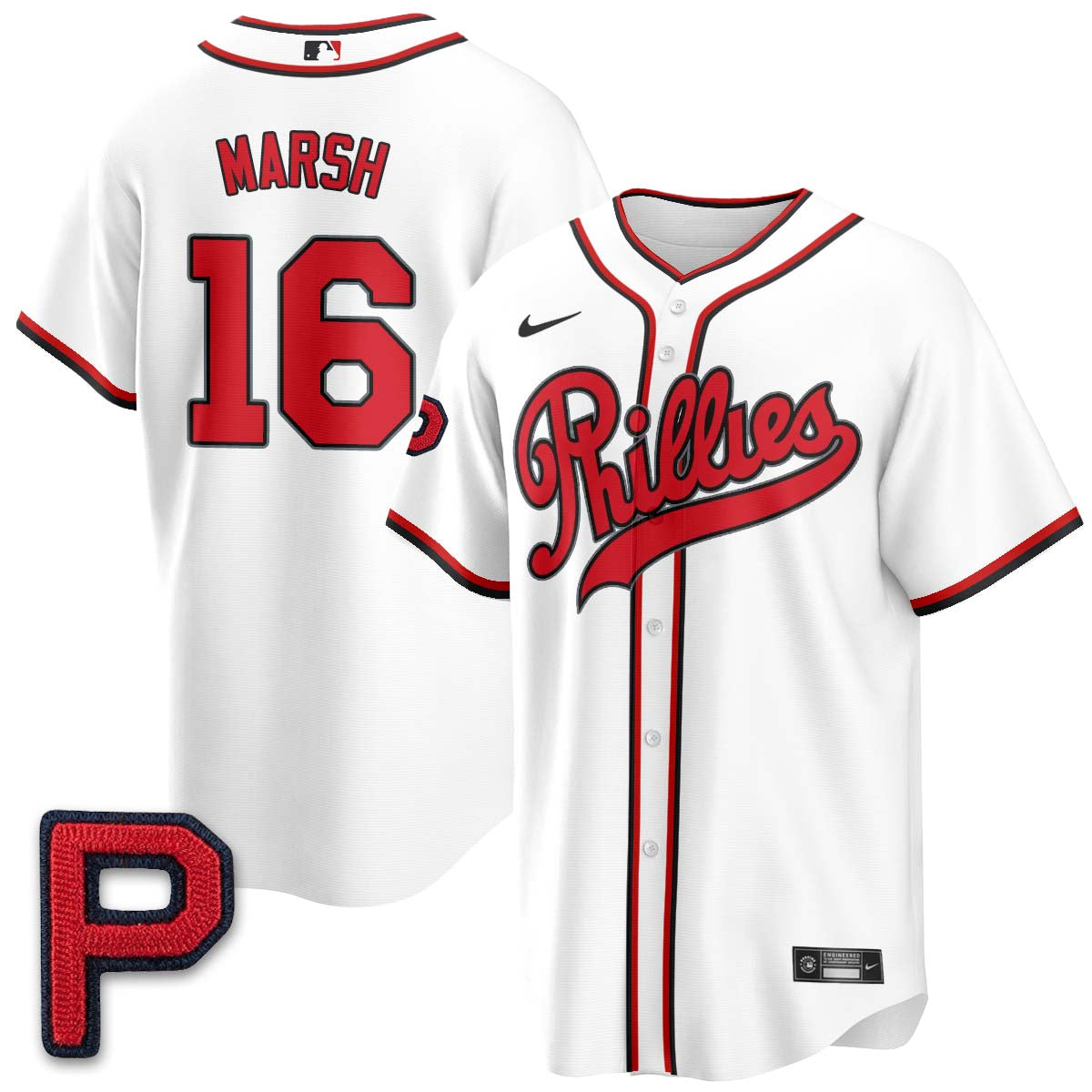 Philadelphia Phillies 2026 Field of Dreams Stadium Vapor Jersey V2 - Stitched
