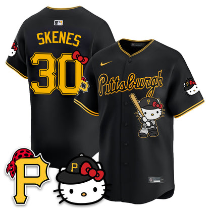 Pittsburgh Pirates x Meow KT Vapor Limited Jersey - Stitched