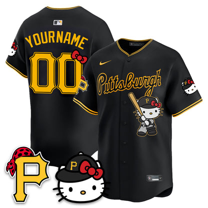 Pittsburgh Pirates x Meow KT Vapor Limited Custom Jersey - Stitched