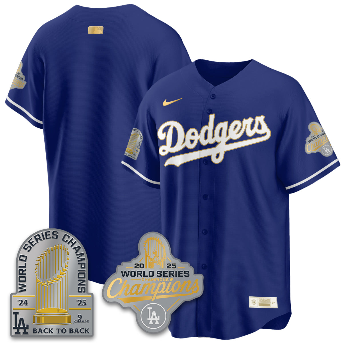 LAD Gold Collection Welcome No.29 Black Gold Jersey - Stitched