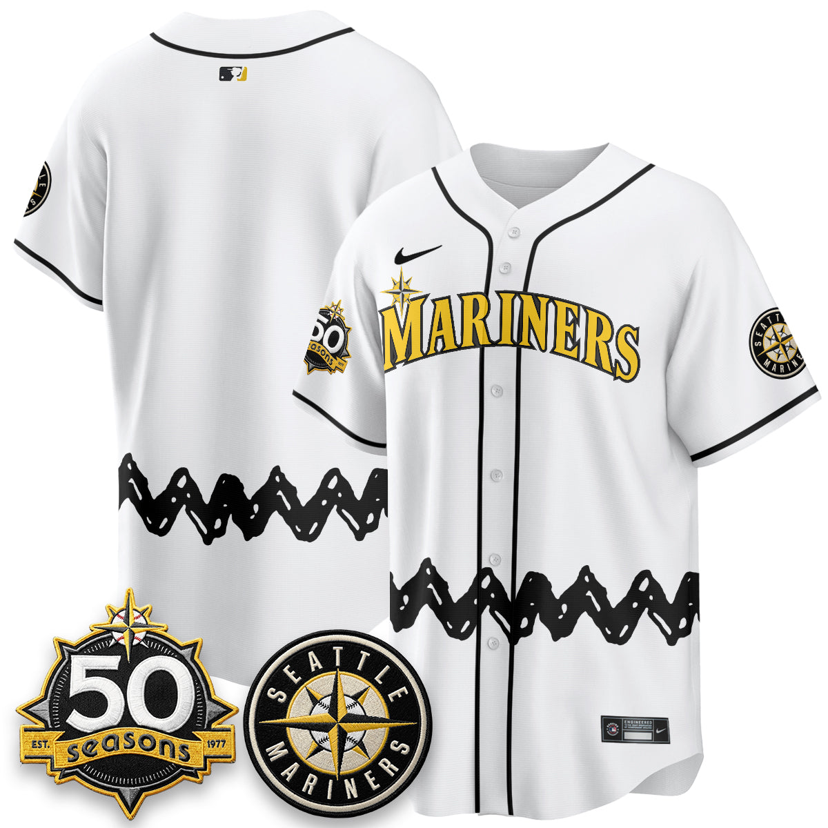 Seattle Mariners x P-Nuts Vapor Limited Jersey - Stitched