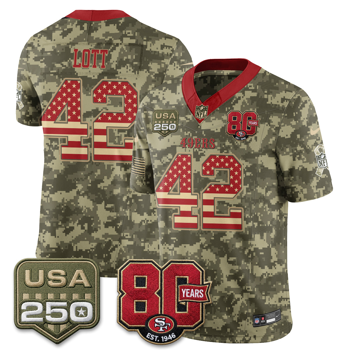 San Francisco 49ers 2026 Salute to Service Edition Vapor Jersey - Stitched-NQD