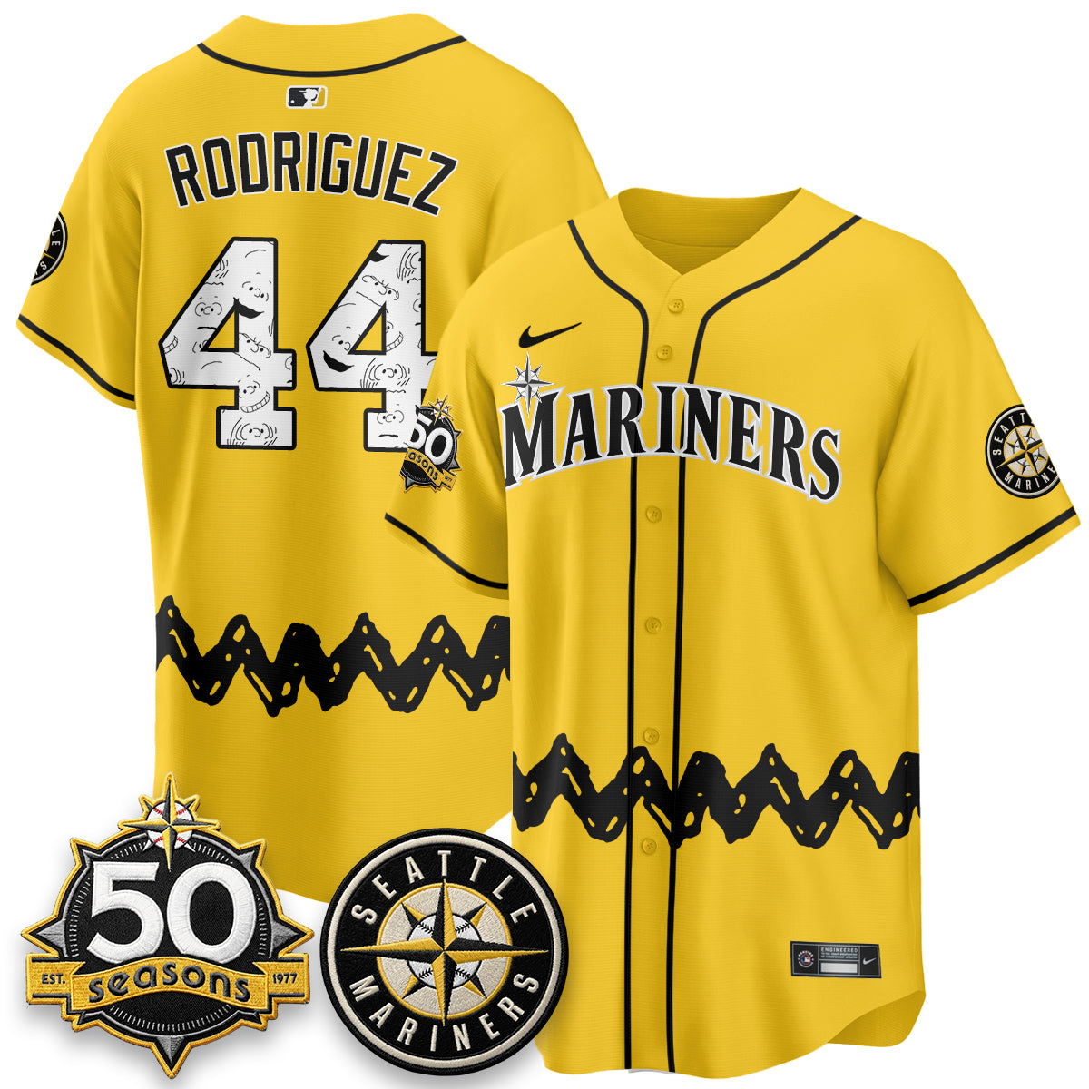 Seattle Mariners x P-Nuts Vapor Limited Jersey - Stitched