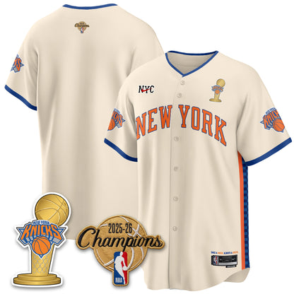 New York Knicks 2026 NBA Champions Vapor Jersey - Stitched