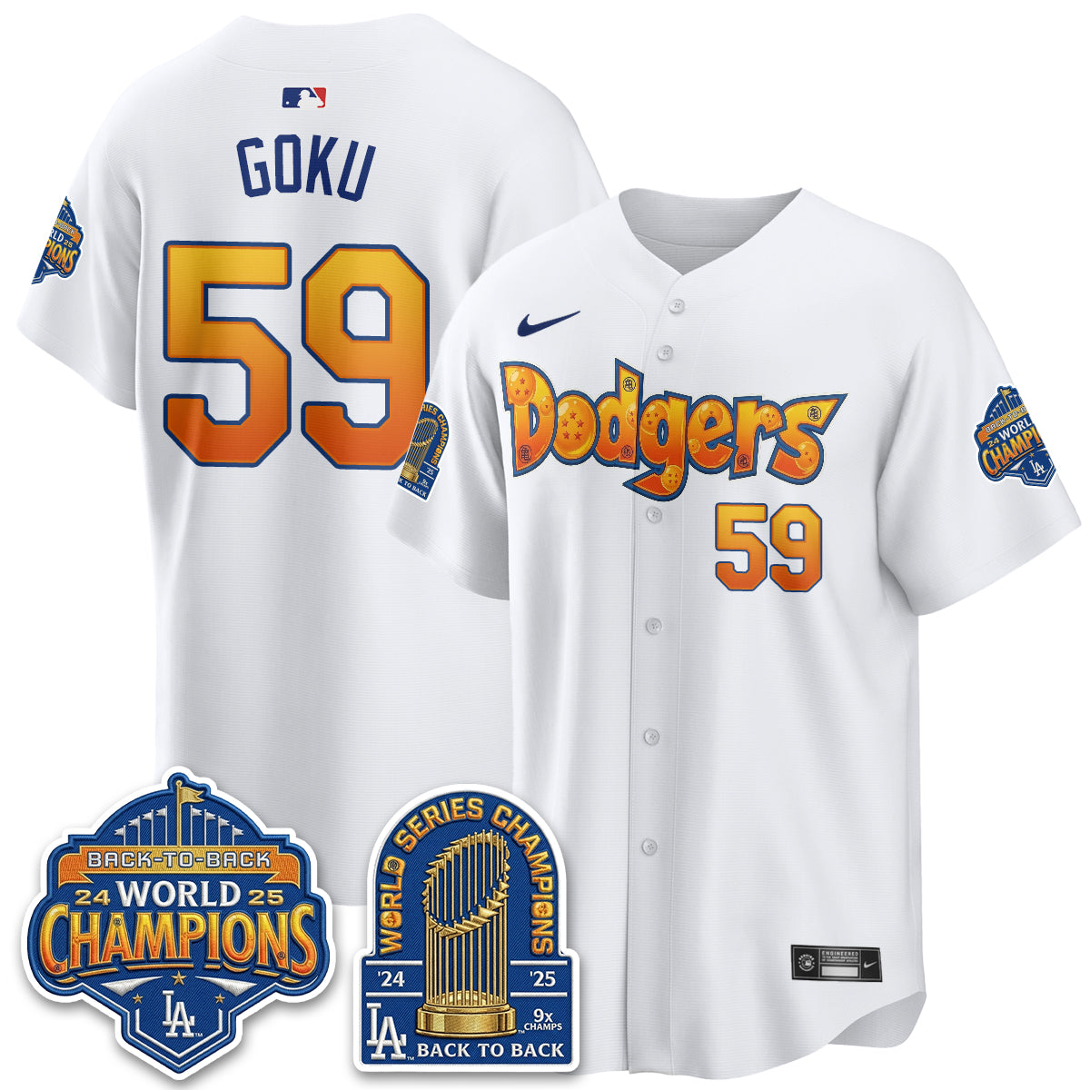 Los Angeles Dodgers x DB Night 2026 Vapor Jersey V2- Stitched