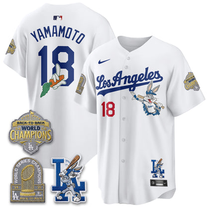 Los Angeles Dodgers Bunny Vapor Limited Jersey - All Stitched