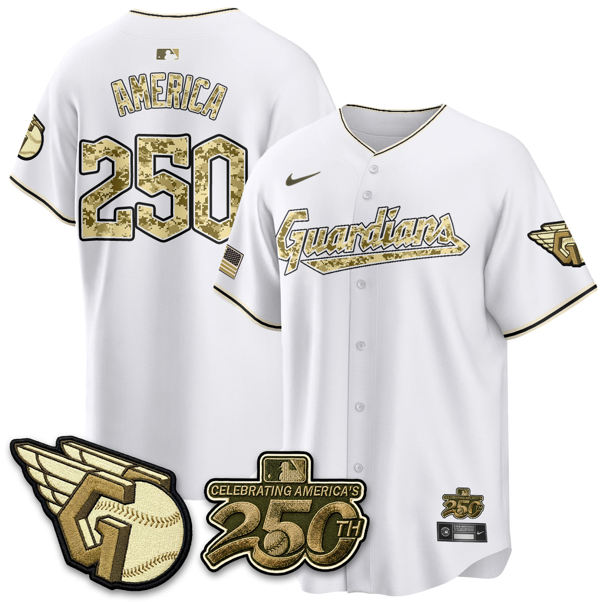Cleveland Guardians Armed Force Day 2026 Vapor Limited Jersey - Stitched