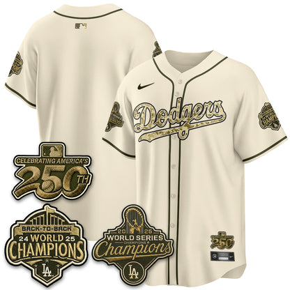 LAD Military Appreciation Game Day Jersey -All Stitched