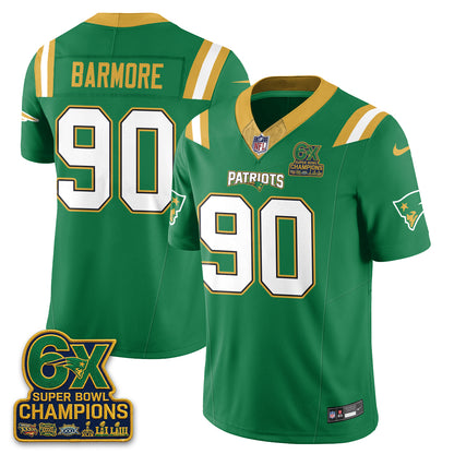 New England Patriots Irish Edition Vapor Jersey - Stitched