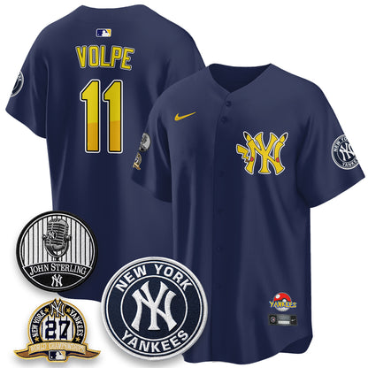 New York Yankees x PKM Cartoon Limited Jersey -  Stitched