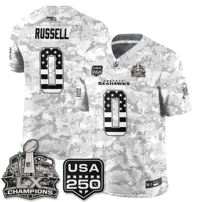 Seattle Seahawks 2026 Salute to Service Edition Vapor Jersey - Stitched-NQD