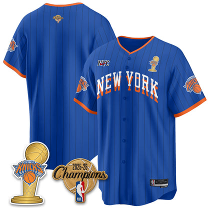 New York Knicks 2026 NBA Champions Vapor Jersey - Stitched