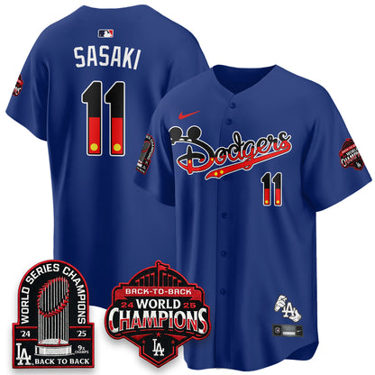Los Angeles Dodgers x Mouse Vapor Limited Jersey- Stitched