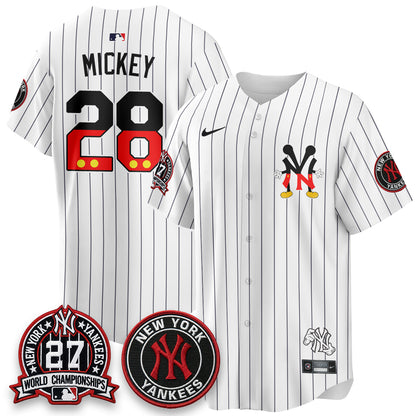 New York Yankees x Mouse Vapor Limited Jersey - Stitched