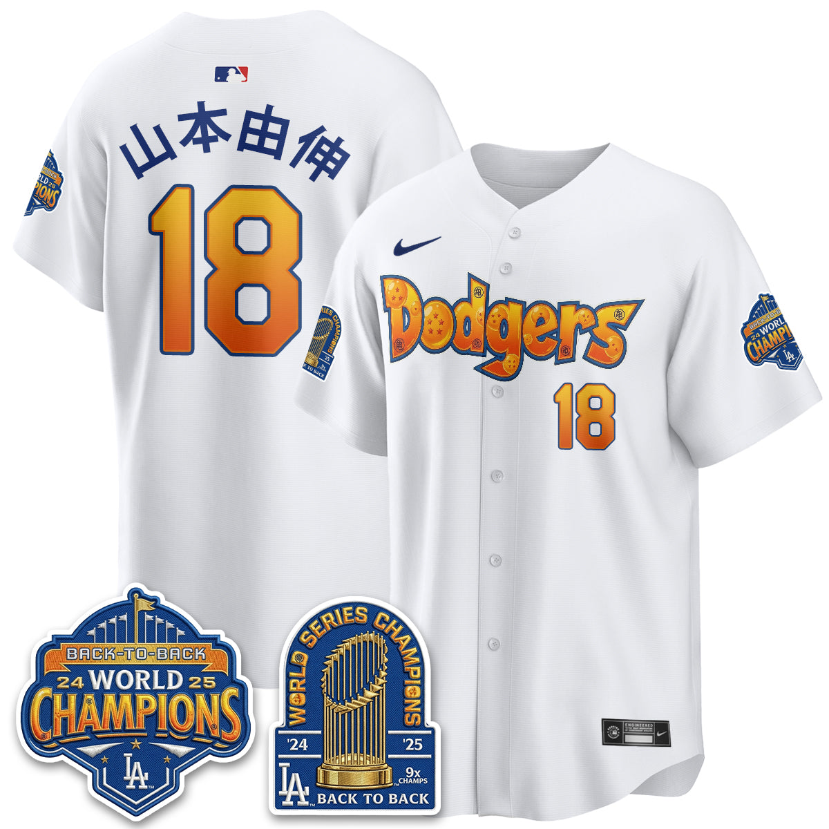 Los Angeles Dodgers x DB Night 2026 Vapor Jersey V2- Stitched