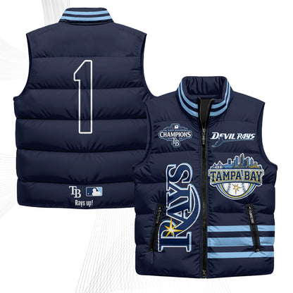 Tampa Bay Rays "Devil Rays" Puffer Vest - Printed