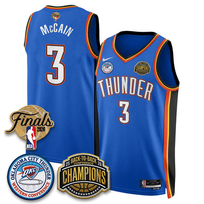 Oklahoma City Thunder 2026 NBA Western Conference Champions Vapor Jersey - Stitched