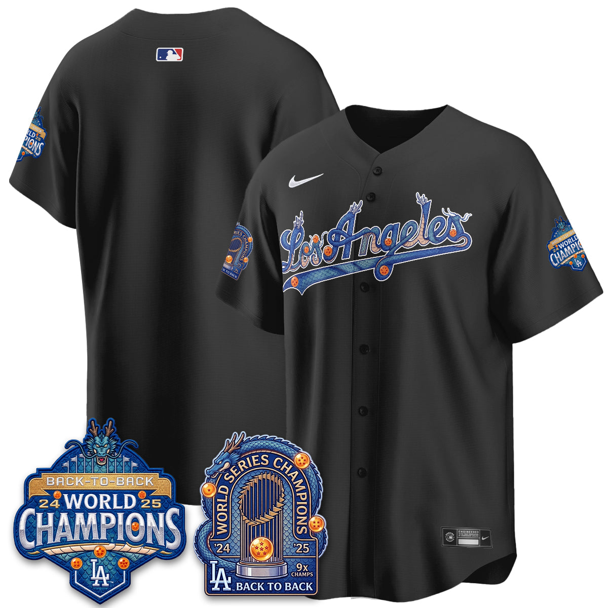 Los Angeles Dodgers x DB Night 2026 Vapor Jersey - Stitched