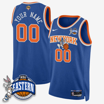 New York Knicks 2026 NBA Finals x Bunny Vapor Custom Jersey - Stitched