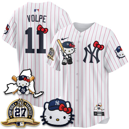 New York Yankees Meow KT 2026 Vapor Limited Jersey - All Stitched