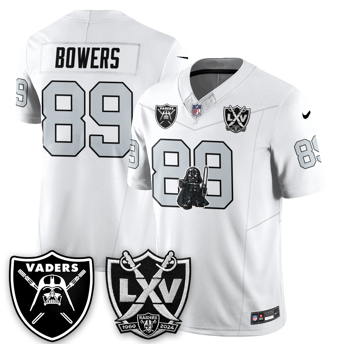 Las Vegas Raiders x Dark Lord Edition Vapor Jersey - Stitched