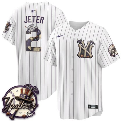 New York Yankees Nightmare Edition Vapor Jersey - Printed