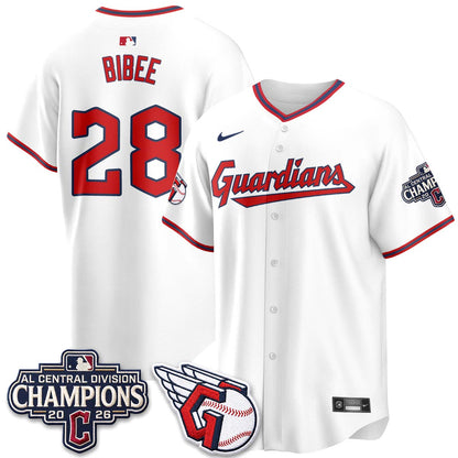 Cleveland Guardians 2026 AL Central Champs Vapor Jersey - Stitched
