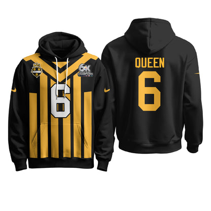 Pittsburgh Steelers 6X Champs Rivalries Fleece Hoodie - Printed