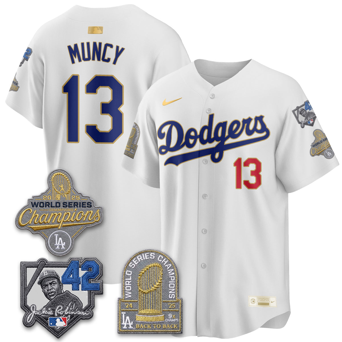 LAD 2026 Jackie Robinson New Era Vapor Limited Jersey - Stitched