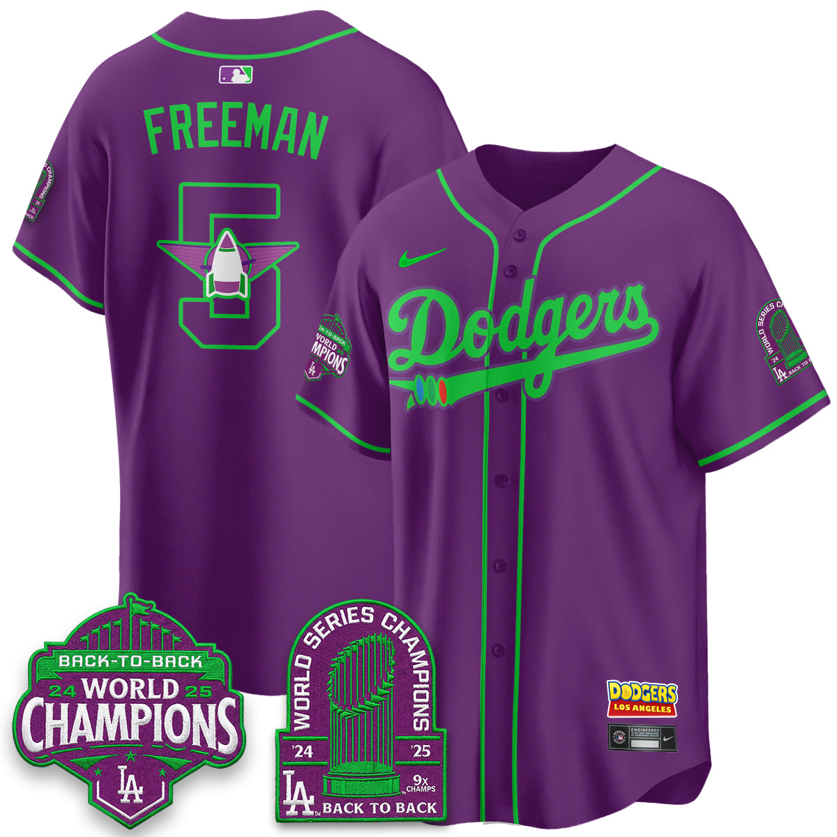 Los Angeles Dodgers 2026 Space Ranger Vapor Limited Jersey - Stitched