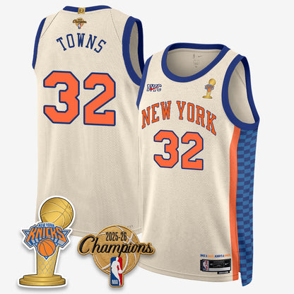 New York Knicks 2026 Basketball Champions Vapor Jersey - Stitched